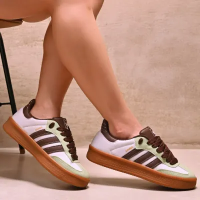 Adidas samba branco verde
