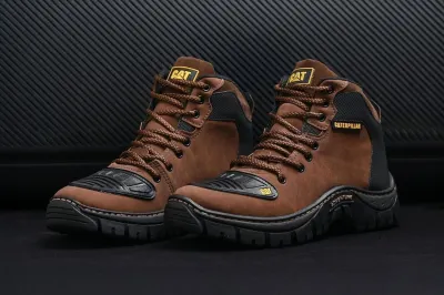 Bota Coturno Caterpillar Leather