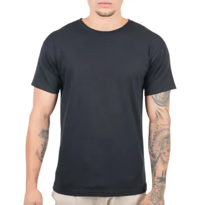 Camiseta preta 100% algodão