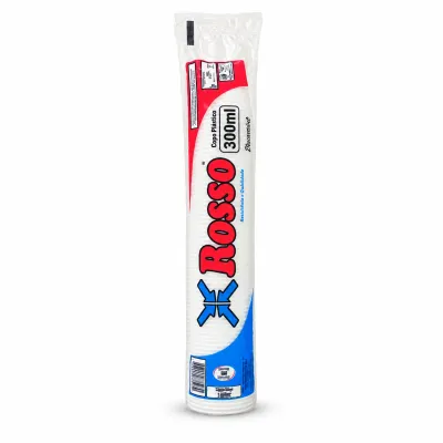 Copo Descartável 300ml Rosso 100un