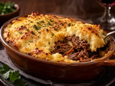Escondidinho de ragu de carne angus com mandioquinha salsa - aprox 300gr