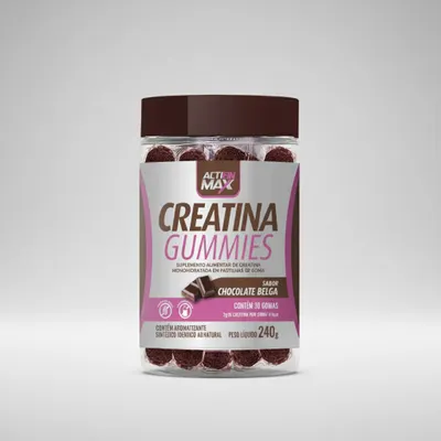 CREATINA GUMMIES TATY NATURAIS - CHOCOLATE BELGA