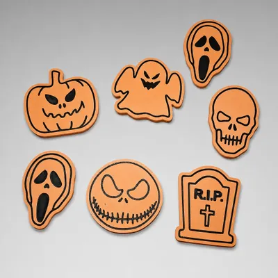 Kit 7 Cortadores Grandes de Biscoito Halloween  – Moldes e Carimbos Confeitaria