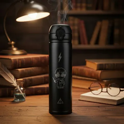 Garrafa térmica personalizada harry potter 