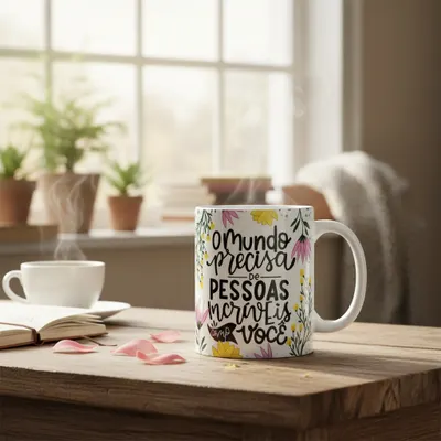 Caneca personalizada o mundo precisa de pessoas incríveis 