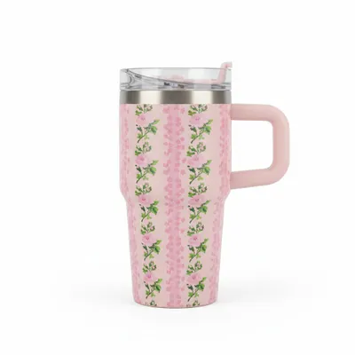Copo Térmico Floral