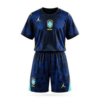 Conjunto de Futebol Infantil Azul