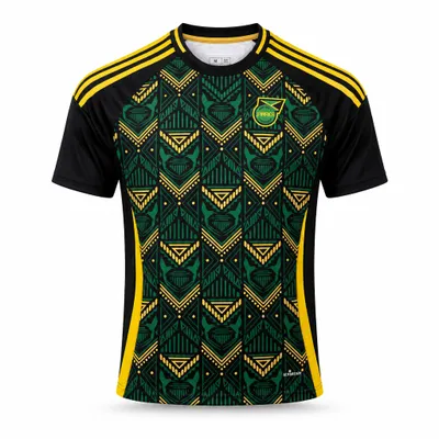 Camisa Seleção Jamaica Estampa Tribal 2024 Torcedor