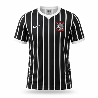 Camisa de futebol Corintians Listrada Jogador 26 27