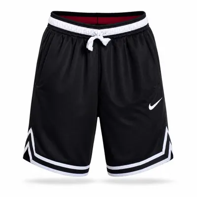 Shorts Esportivos Preto com Faixas Basquete
