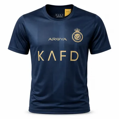 Conjunto Futebol Al Nassr Infantil camisa e calção 