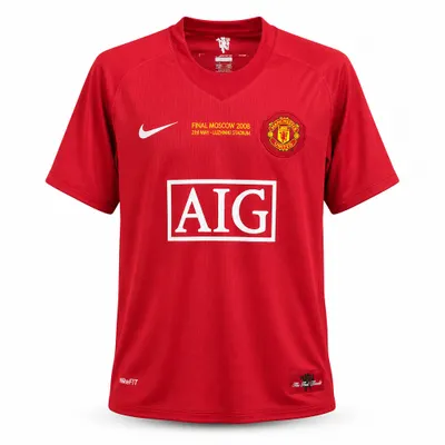 retrô da Nike do Manchester United, ed. da final da Champions League de 2008 em Moscou