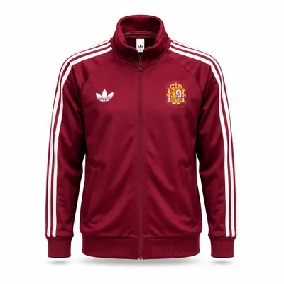 Jaqueta Esportiva Bordô Adidas Espanha 2026