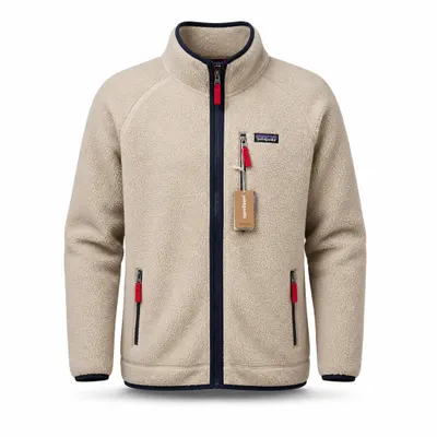Jaqueta Fleece Patagônia Bege Masculina