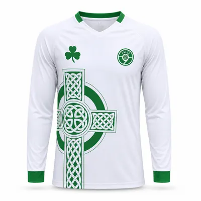 Camiseta  manga longa Retro Irlanda