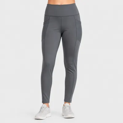 Calça Legging com Bolso Lateral - Preta