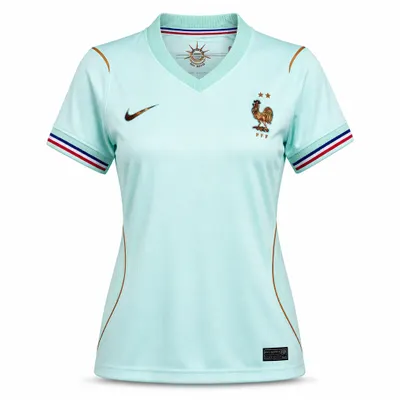 Camiseta Seleçao da França 2026 verde claro FEMININA