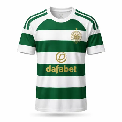 Camisa Celtic Retrô Verde e Branco 23/24