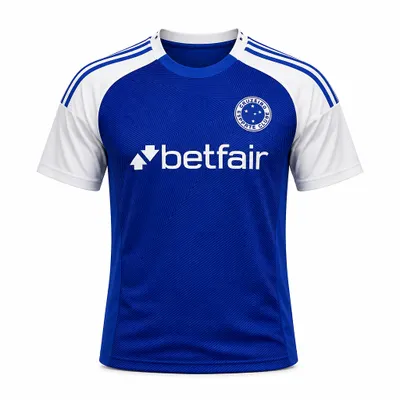 Camisa Futebol Cruzeiro Betfair 25 26