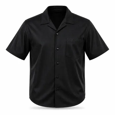 Camisa Social Preta Masculina