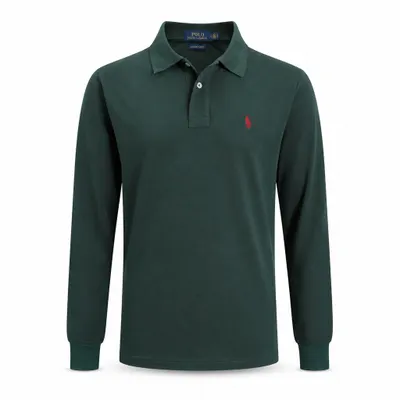 Polo manga longa Ralf Loren