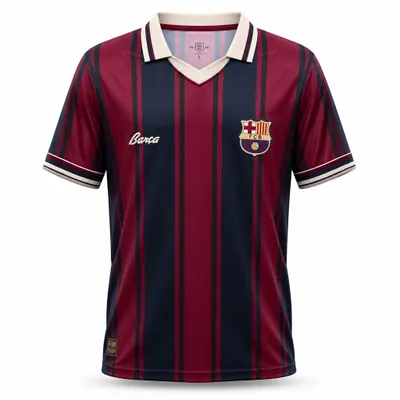 Camisa Barça Retrô 125 Anos Barcelona