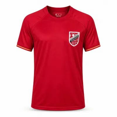 Camiseta Casual Esportiva Vermelha