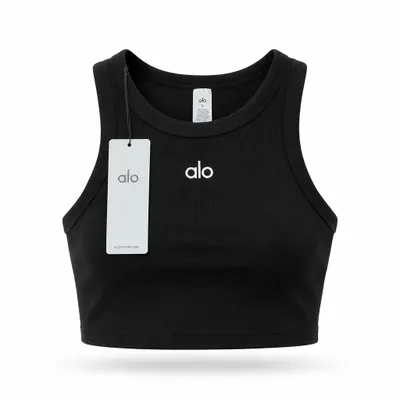 Croptop Regata Alo Yoga Preto