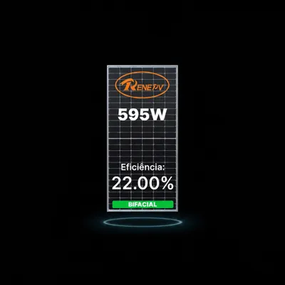 MODULO 595W RENEPV BIFACIAL 30MM
