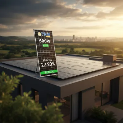 MODULO 600W N-TYPE TSUN BIFACIAL 30MM