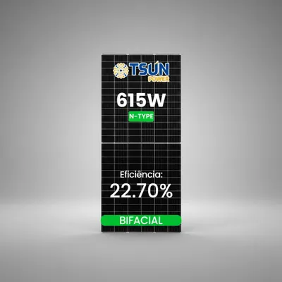 MODULO 615W N-TYPE TSUN BIFACIAL 30MM