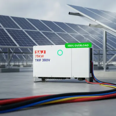 INVERSOR SAJ TRIF AFCI 75K-C6-ON GRID 380V T6 - 10 DIAS