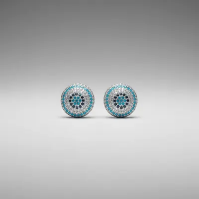 BRINCO TODO NA MICRO ZIRCONIA---- ( AZUL) 