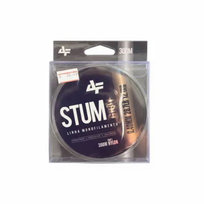 Linha Monofilamento Stum Gray 300m Albatroz Fishing