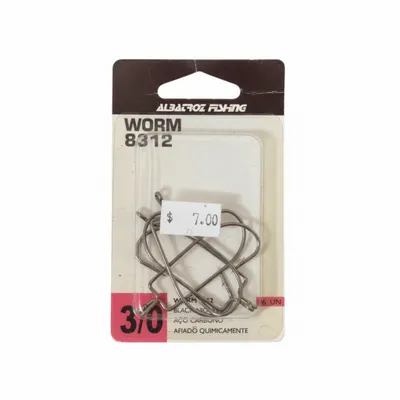 Anzol Worm 8312 3/0 Albatroz Fishing