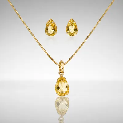 CONJUNTO ZIRCONIA GOTA