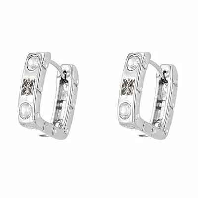 BRINCO ARGOLA CLIC RETANGULAR
