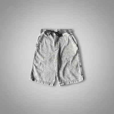 SHORTS DINS ESTONADO - CINZA CLARO
