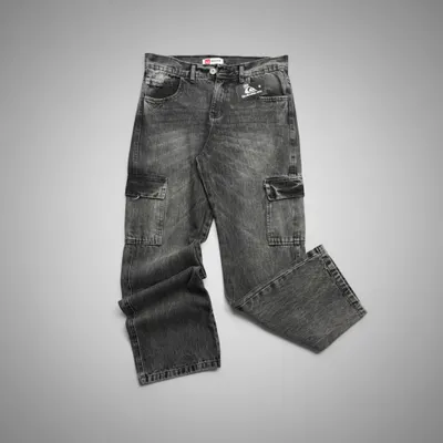CALÇA CARGO - CINZA ESTONADA