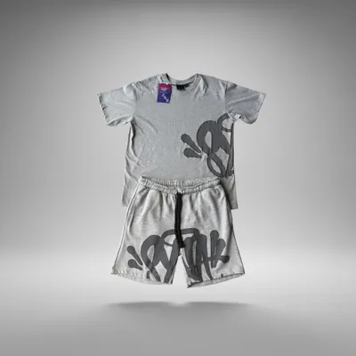 CONJUNTO SYNA WORLD GREY BLACK - CINZA