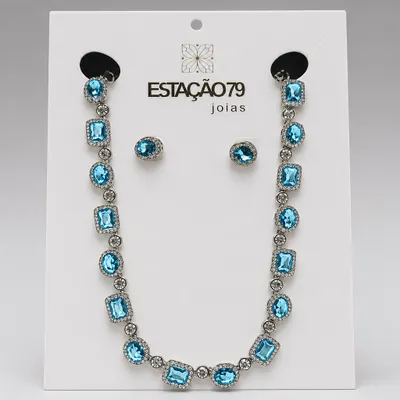 Conjunto de Brinco e Colar