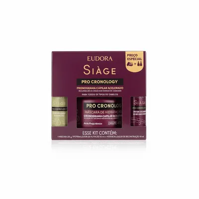 Kit cronograma capilar acelerado