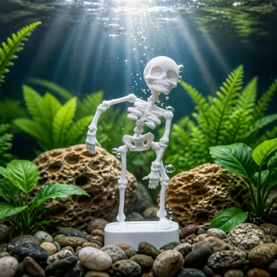 ESQUELETO DANÇANTE AQUARIO