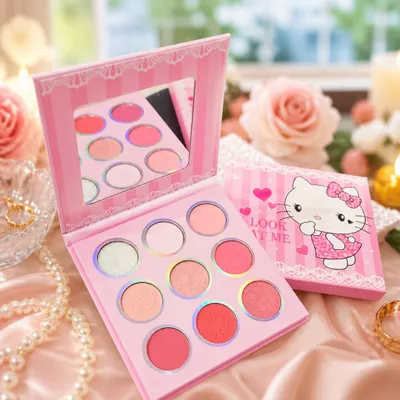 Paleta Maquiagem Infantil Hello Kitty
