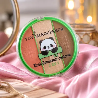 Blush Iluminador-Contorno 3EM1