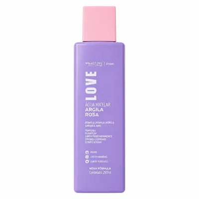 Água Micelar Argila Rosa