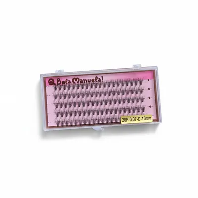 Cílios Tufinho 20P-0.07-D-10mm Qbela Manuela