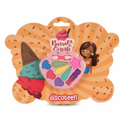 Kit B maquiagem divertido Infantil - Discoteen