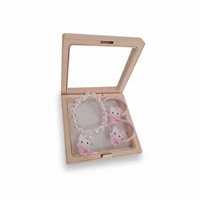 Kit Pulseira + elástico de cabelo Hello Kit