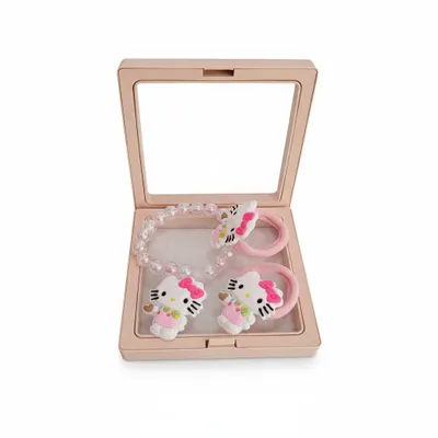 Kit Pulseira + elástico de cabelo Hello Kit